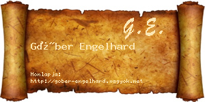 Góber Engelhard névjegykártya